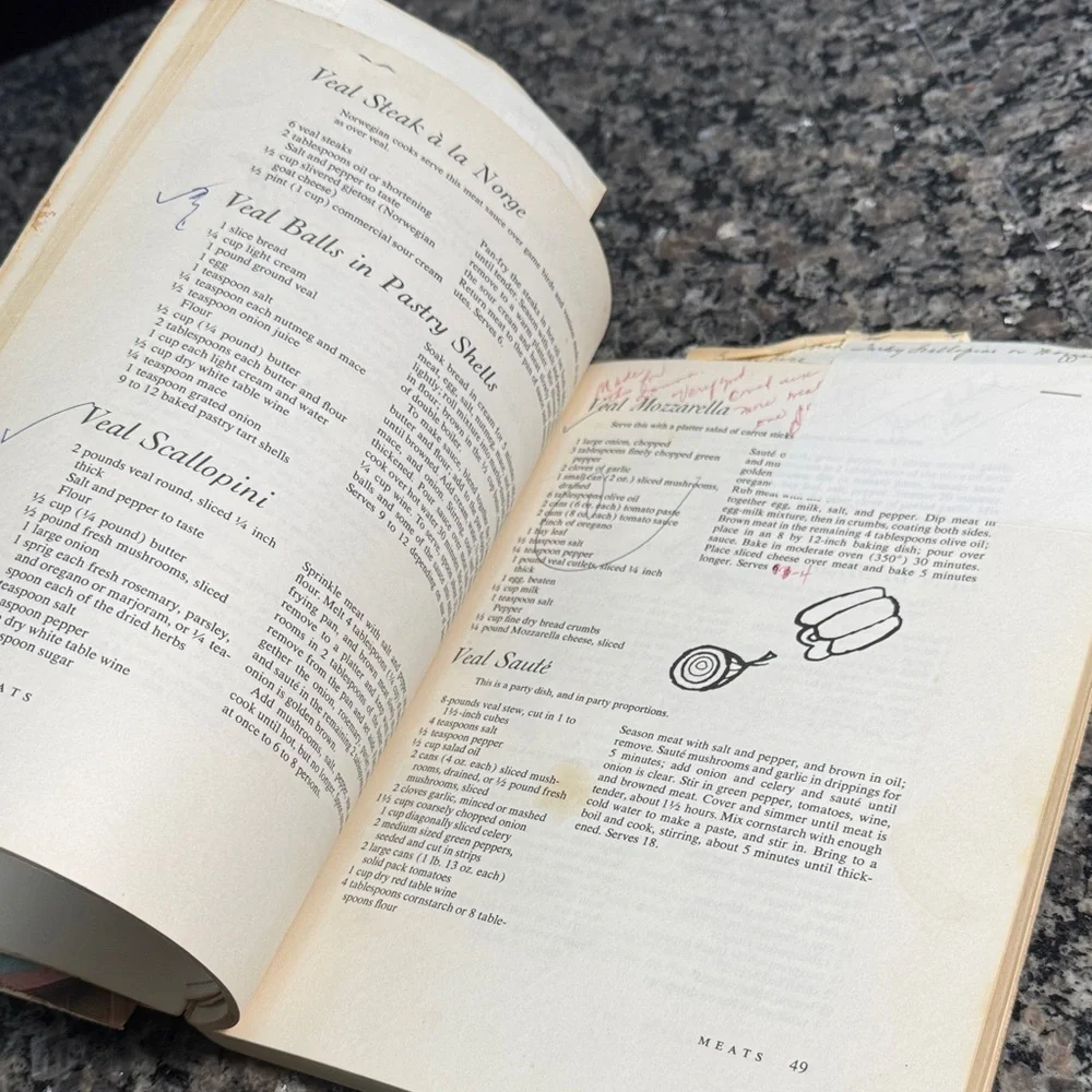 Sunset Cookbook Food With a Gourmet Touch vintage 1965